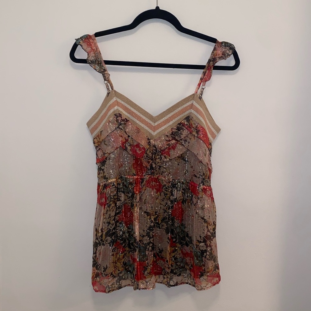 LOVE SAM Floral Tank Top